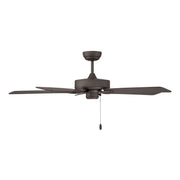 Savoy House 52in Ceiling Fan | Transitional Oil Rubbed Bronze Metal and ABS | Covered Patio & Outdoor Living | 52 x 52 x 7.75 in | Model M2038ORB