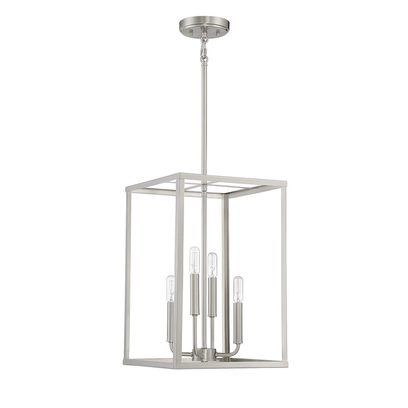 Savoy House 4-Light 18" Pendant, Brushed Nickel
