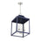 Savoy House 4-Light Pendant, Navy Blue/Polished Nickel