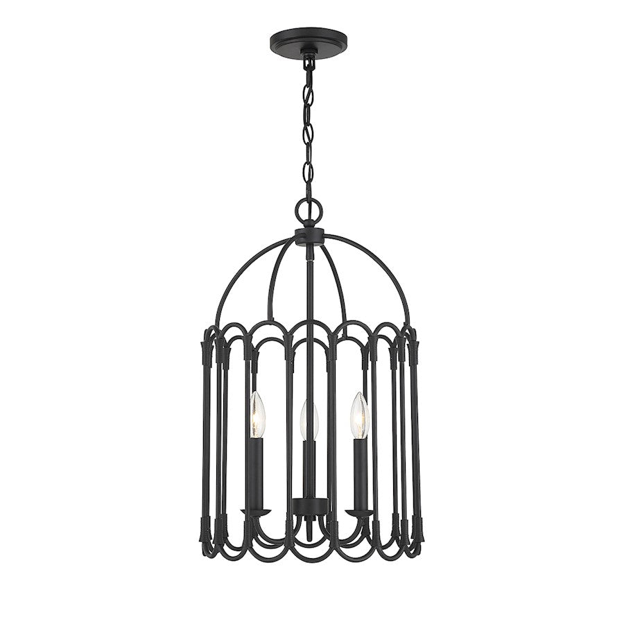 Savoy House 3-Light 23" Pendant, Matte Black - M30011MBK