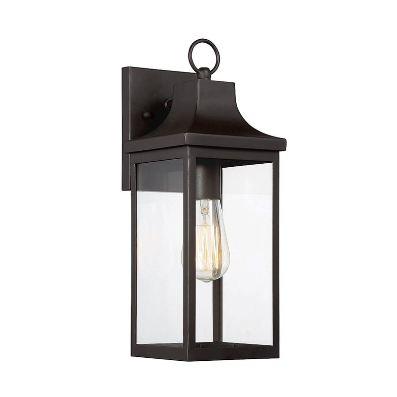 Savoy House 1-Light 15" Outdoor Wall Lantern, Oil Rubbed Bronze