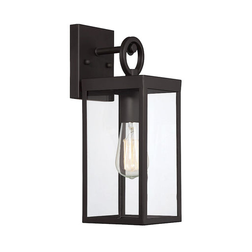 Savoy House 1-Light 10" Farmhouse Outdoor Wall Lantern, Bronze - M50026ORB