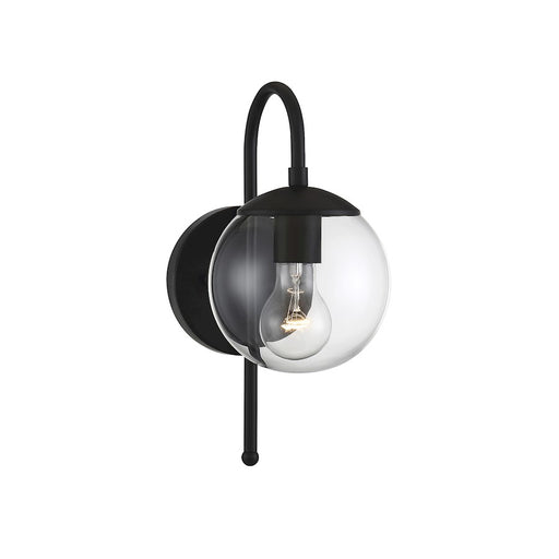 Savoy House 1-Light 13" Outdoor Wall Lantern, Matte Black - M50030BK