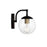 Savoy House 1Lt 8" Outdoor Wall Lantern, Bronze/Natural Brass
