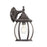 Savoy House 1-Light Outdoor Wall Lantern, Rustic Bronze - M50053RB