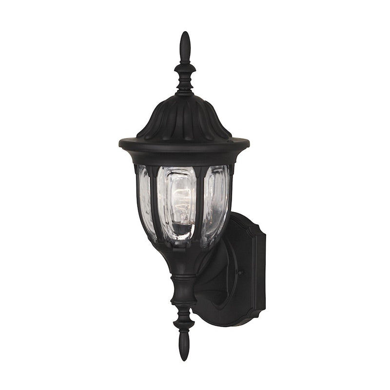 Savoy House 1-Light 15.75" Outdoor Wall Lantern, Black