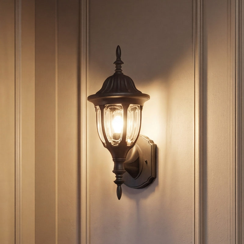 Savoy House 1-Light 15.75" Outdoor Wall Lantern, Black
