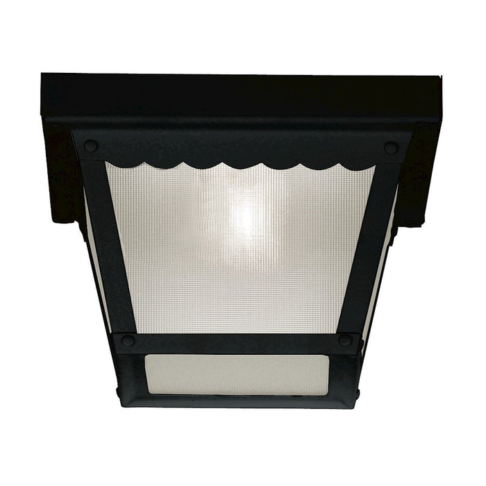 Savoy House 1-Light Outdoor Ceiling Light, Black - M50058BK