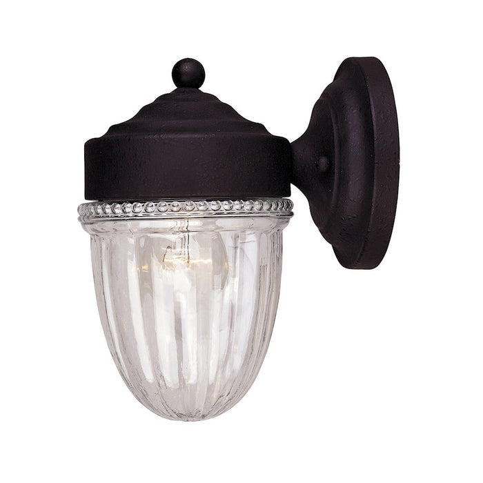 Savoy House 1-Light 6.8" Outdoor Wall Lantern, Textured Black - M50060TB