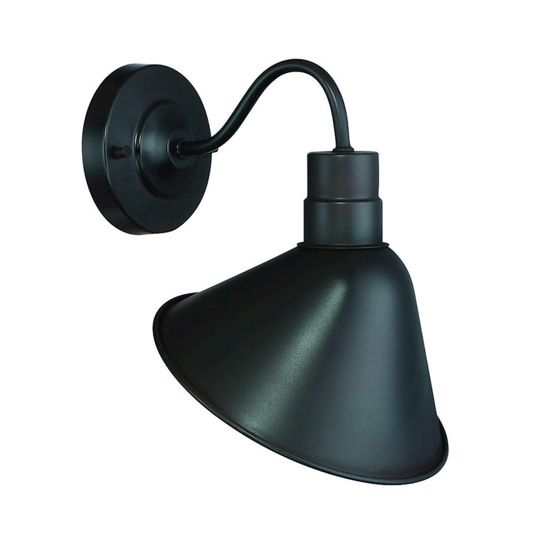 Meridian Vintage 1 Light 10.6" Outdoor Wall Lantern, Bronze