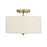 Meridian Modern 2 Light Semi Flush