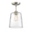 Meridian Modern 1 Light 17" Semi Flush Mount