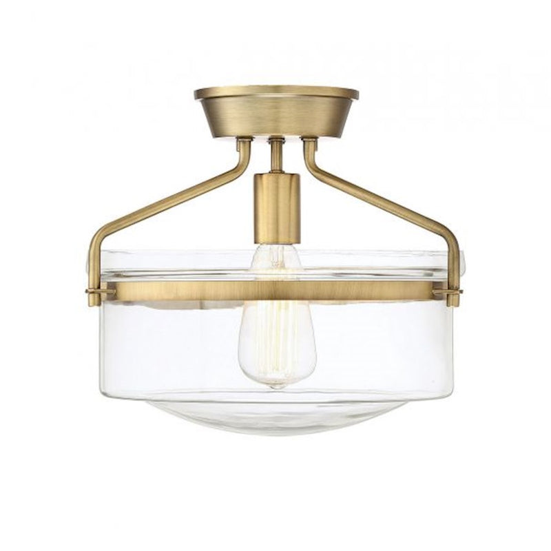 Meridian Modern 1 Light Semi Flush