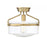 Meridian Modern 1 Light Semi Flush