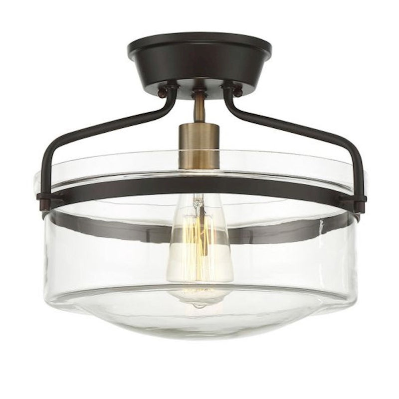 Meridian Modern 1 Light Semi Flush