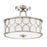 Meridian Mid-Century Modern 2 Light Semi Flush Mount