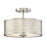 Meridian Modern 2 Light Semi Flush Mount
