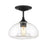 Meridian Modern 1 Light 10" Semi Flush Mount