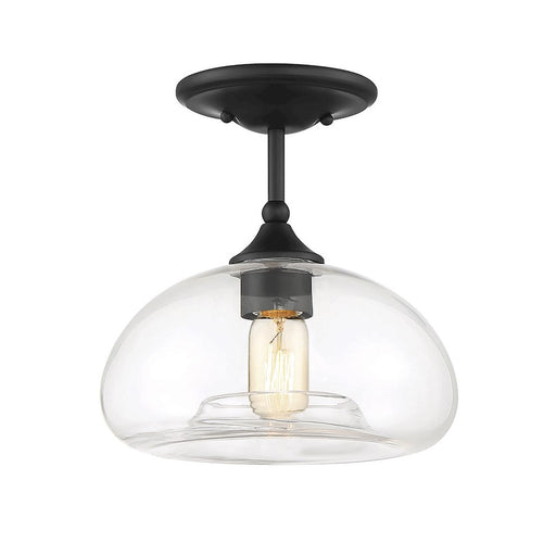 Meridian Modern 1 Light 10" Semi Flush Mount