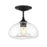 Savoy House 1-Light 11" Ceiling Light, Matte Black - M60017MBK