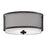 Meridian Modern 3 Light Flush Mount