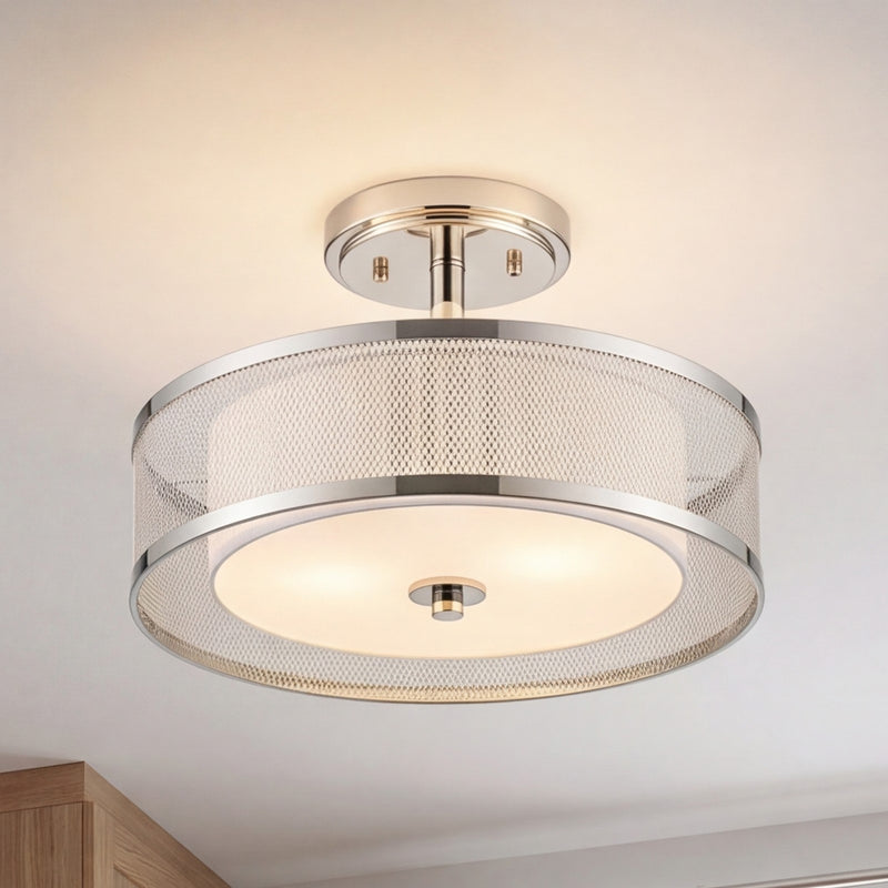 Meridian Modern 3 Light Flush Mount
