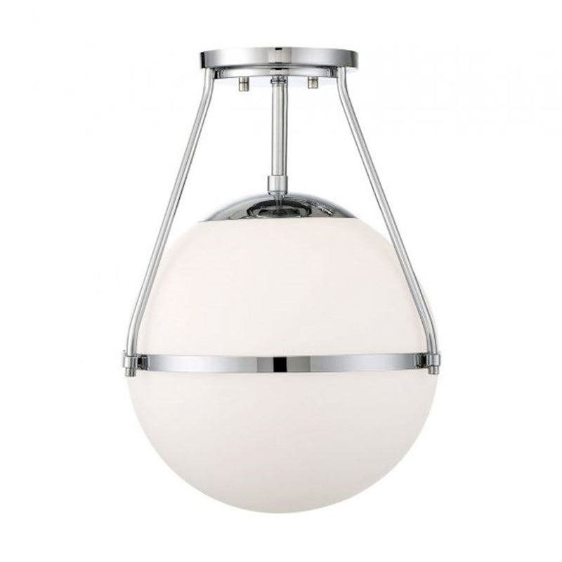 Savoy House 1-Light Ceiling Light, Chrome