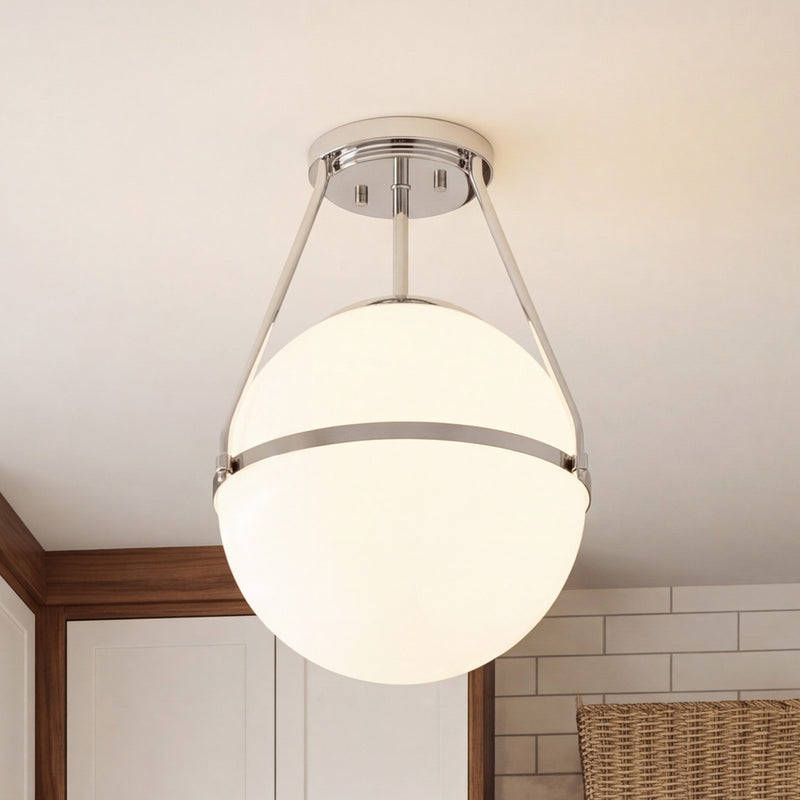 Savoy House 1-Light Ceiling Light, Chrome