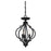 Meridian Transitional 3 Light Convertible Semi Flush Mount