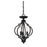 Savoy House 3-Light Convertible Semi-Flush Or Pendant, Matte Black