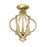 Meridian Transitional 3 Light Convertible Semi Flush Mount