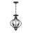 Meridian Transitional 3 Light Convertible Semi Flush Mount