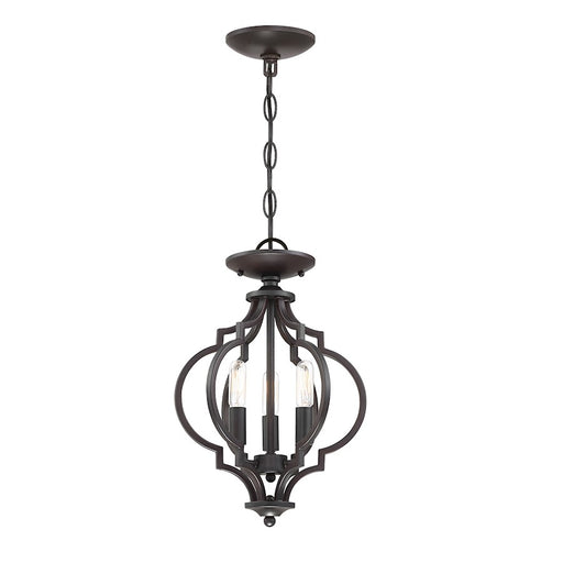Meridian Transitional 3 Light Convertible Semi Flush Mount