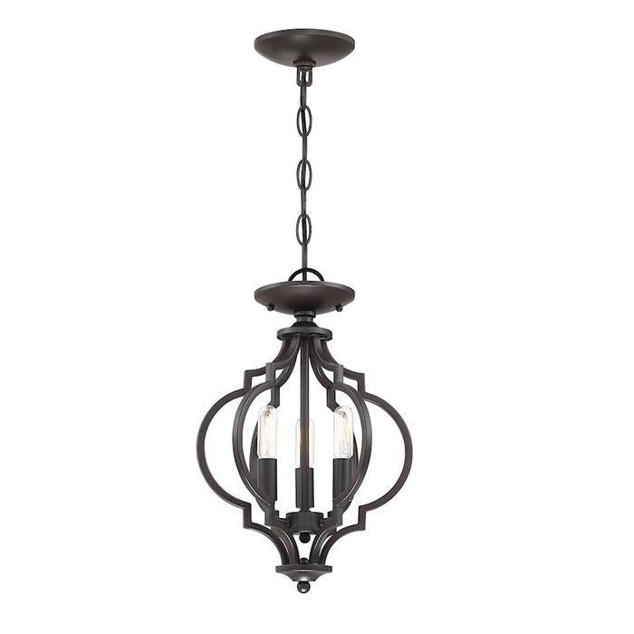 Meridian Transitional 3 Light Convertible Semi Flush Mount