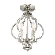 Savoy House 3Lt Convertible Semi-Flush or Pendant, Nickel - M60055PN