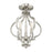 Meridian Transitional 3 Light Convertible Semi Flush Mount