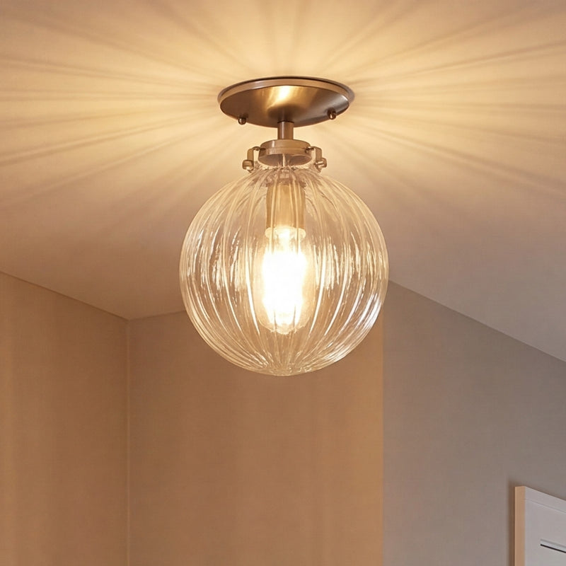 Meridian Modern 1 Light Semi Flush Mount