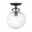 Meridian Modern 1 Light Semi Flush Mount