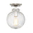 Meridian Modern 1 Light Semi Flush Mount