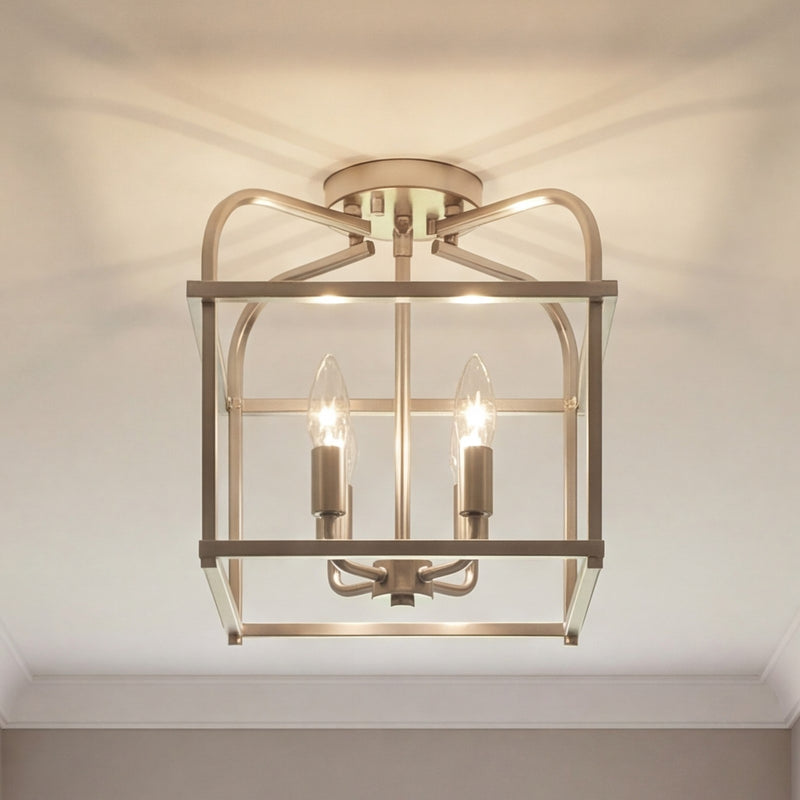Savoy House 4-Light Ceiling Light, Brushed Nickel
