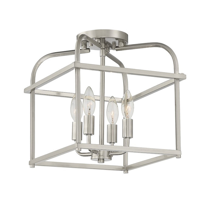 Savoy House 4-Light Ceiling Light, Brushed Nickel