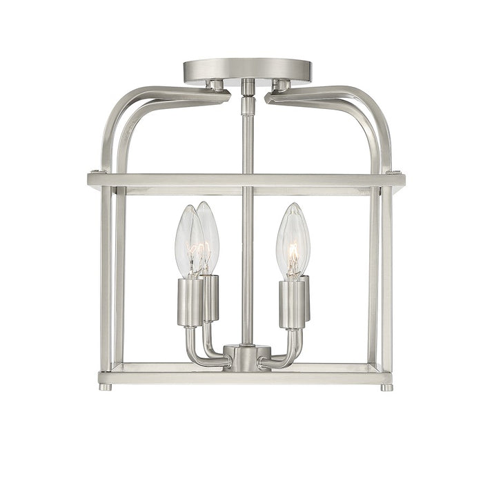 Savoy House 4-Light Ceiling Light, Brushed Nickel