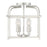 Savoy House 4-Light Ceiling Light, Polished Nickel