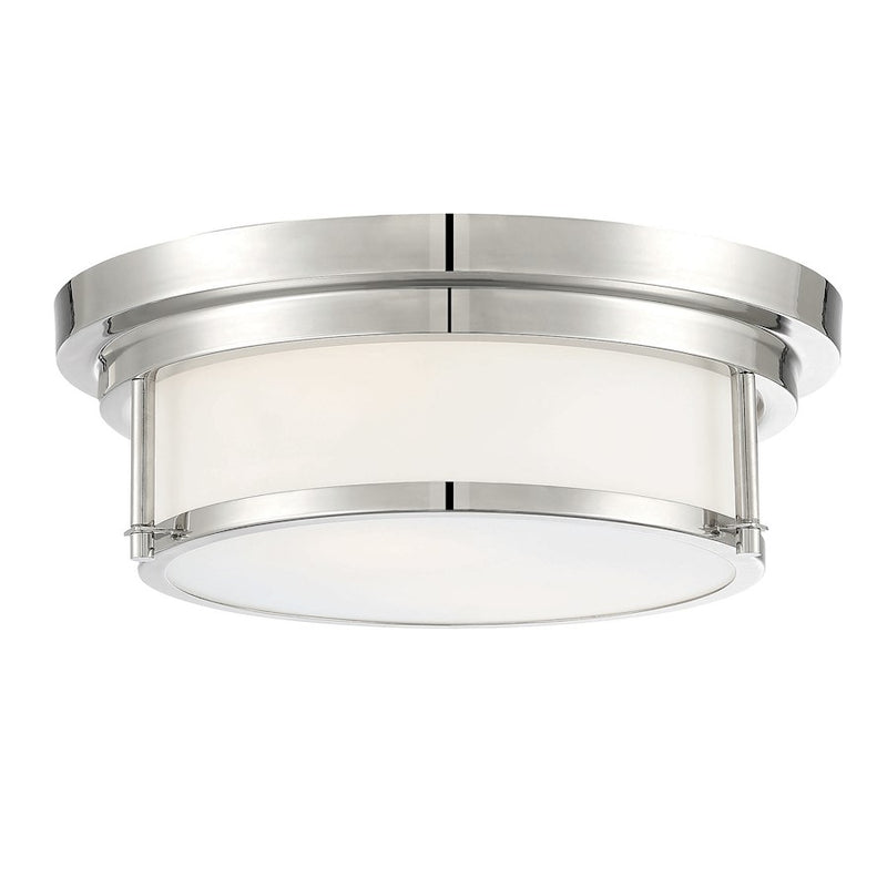 Savoy House 2-Light 4.5" Ceiling Light, Polished Nickel