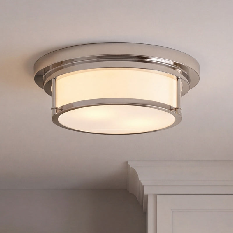 Savoy House 2-Light 4.5" Ceiling Light, Polished Nickel