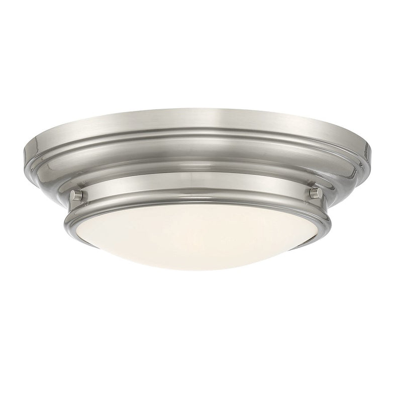 Savoy House 2-Light 4.5" Ceiling Light, Brushed Nickel