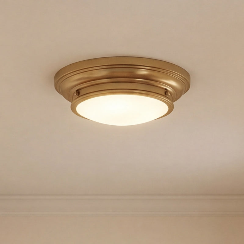 Savoy House 2-Light 4.5" Ceiling Light, Natural Brass