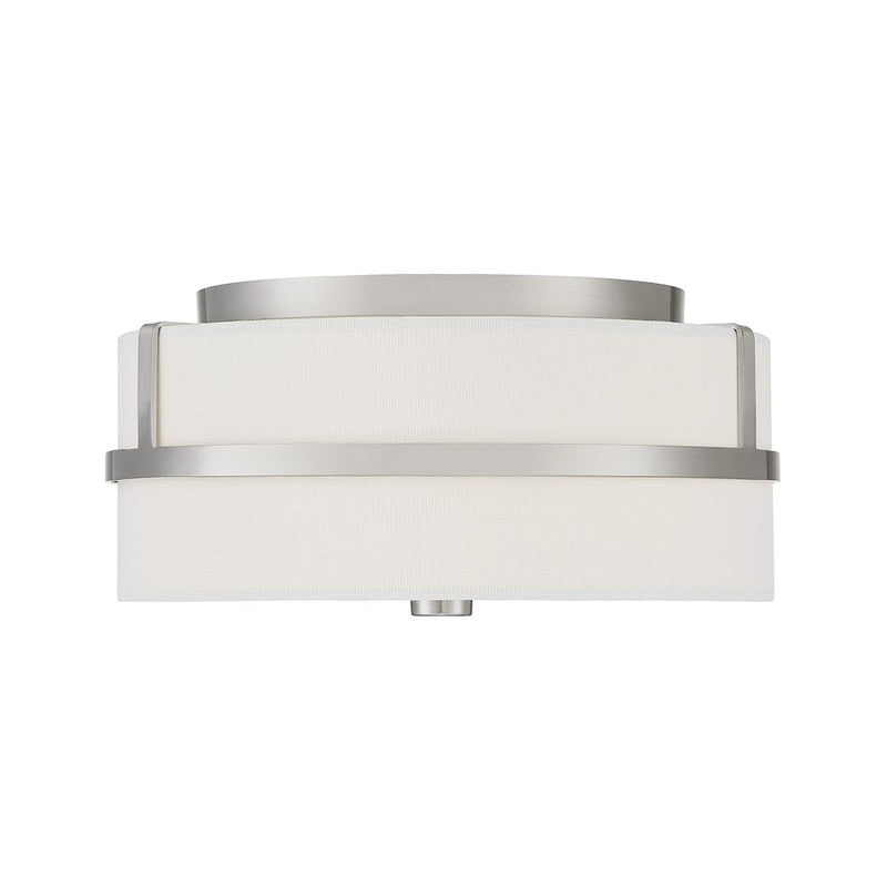 Savoy House 2-Light 6" Ceiling Light, Brushed Nickel