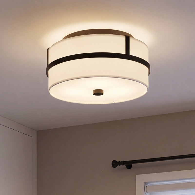 Savoy House 2-Light 6" Ceiling Light, Matte Black