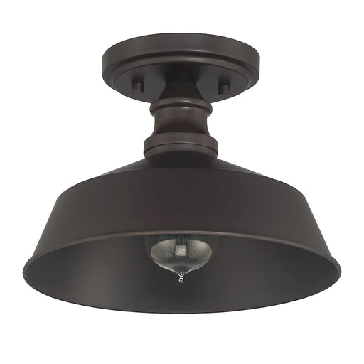 Meridian Vintage 1 Light Semi Flush